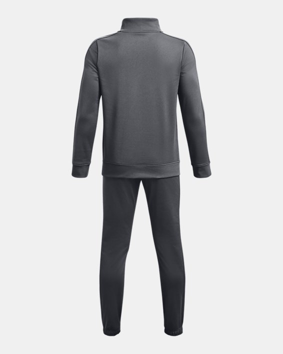Boys' UA Knit Track Suit, Gray, pdpMainDesktop image number 1
